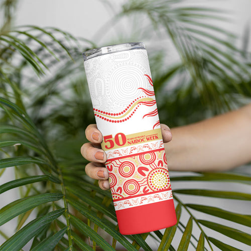 Dolphins NAIDOC Week Personalised Skinny Tumbler Aboriginal Torres Strait Islanders Vibe