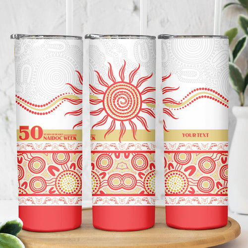 Dolphins NAIDOC Week Personalised Skinny Tumbler Aboriginal Torres Strait Islanders Vibe