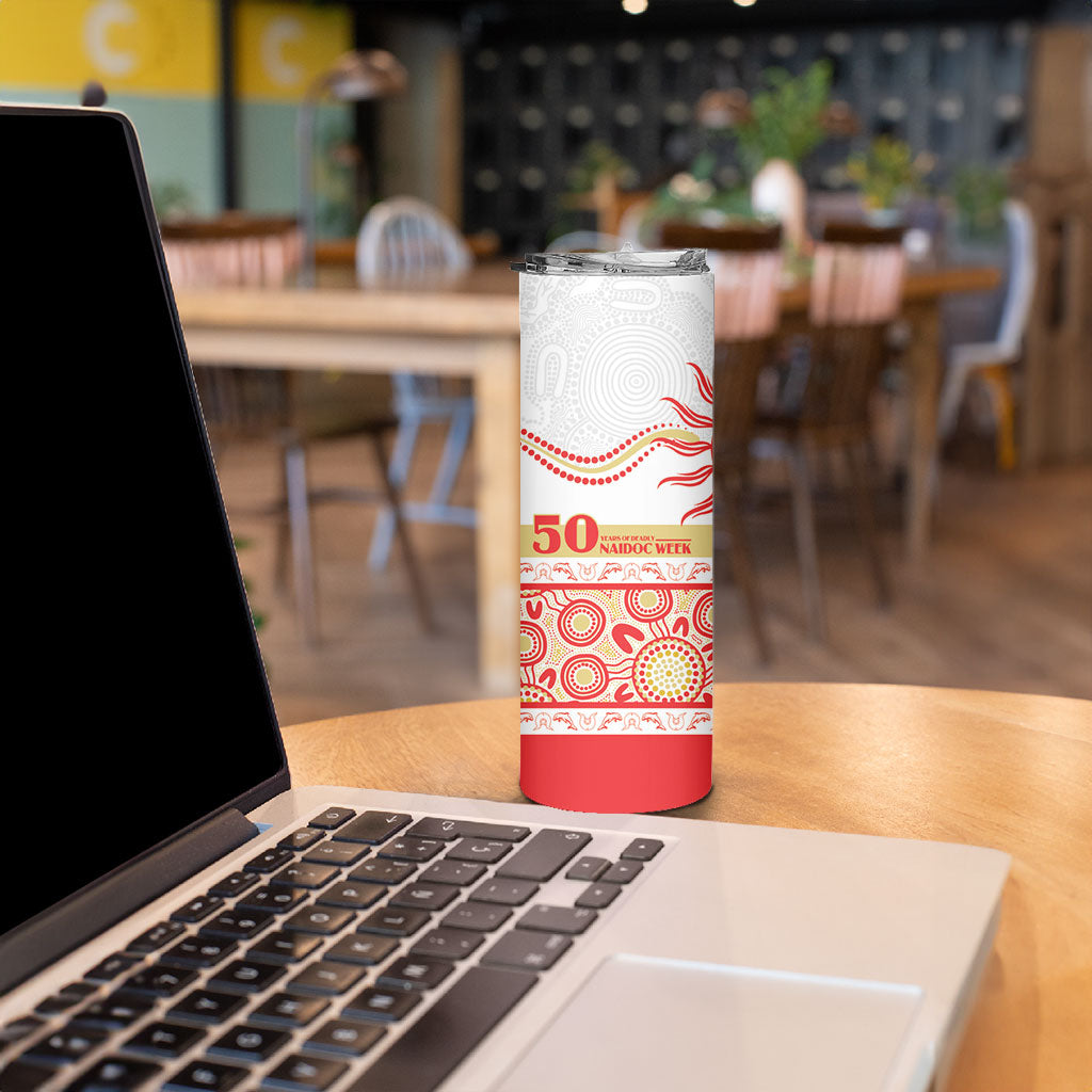 Dolphins NAIDOC Week Personalised Skinny Tumbler Aboriginal Torres Strait Islanders Vibe