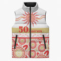 Dolphins NAIDOC Week Personalised Sleeveless Puffer Jacket Aboriginal Torres Strait Islanders Vibe