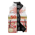 Dolphins NAIDOC Week Personalised Sleeveless Puffer Jacket Aboriginal Torres Strait Islanders Vibe