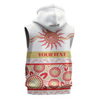 Dolphins NAIDOC Week Personalised Sleeveless Zip Hoodie Aboriginal Torres Strait Islanders Vibe