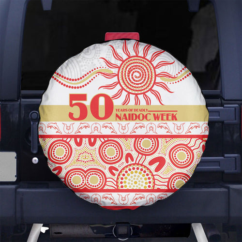 Dolphins NAIDOC Week Spare Tire Cover Aboriginal Torres Strait Islanders Vibe