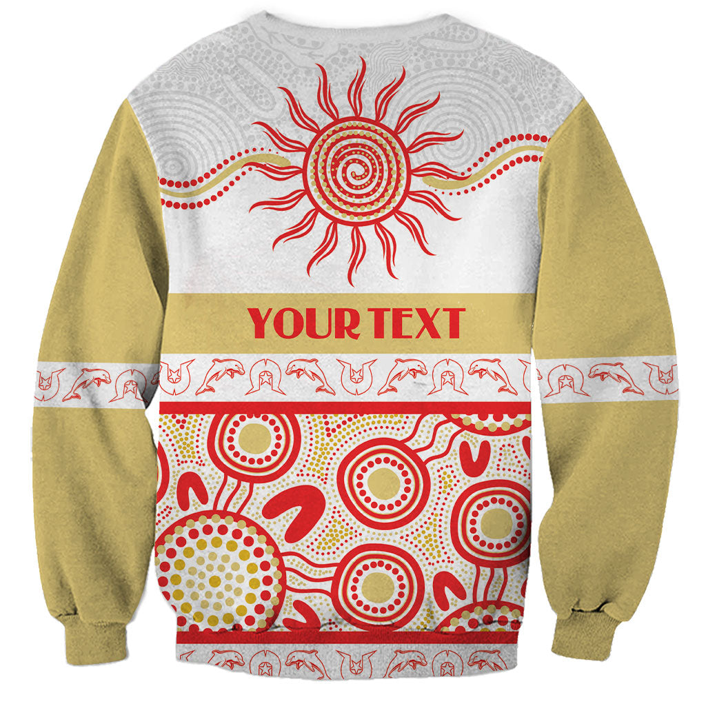 Dolphins NAIDOC Week Personalised Sweatshirt Aboriginal Torres Strait Islanders Vibe