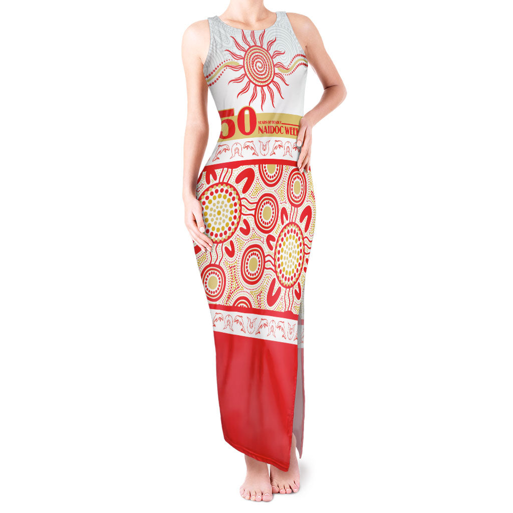 Dolphins NAIDOC Week Personalised Tank Maxi Dress Aboriginal Torres Strait Islanders Vibe