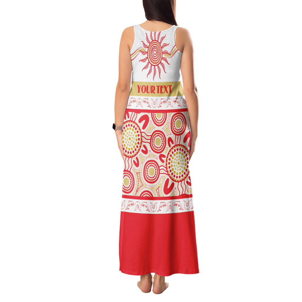 Dolphins NAIDOC Week Personalised Tank Maxi Dress Aboriginal Torres Strait Islanders Vibe