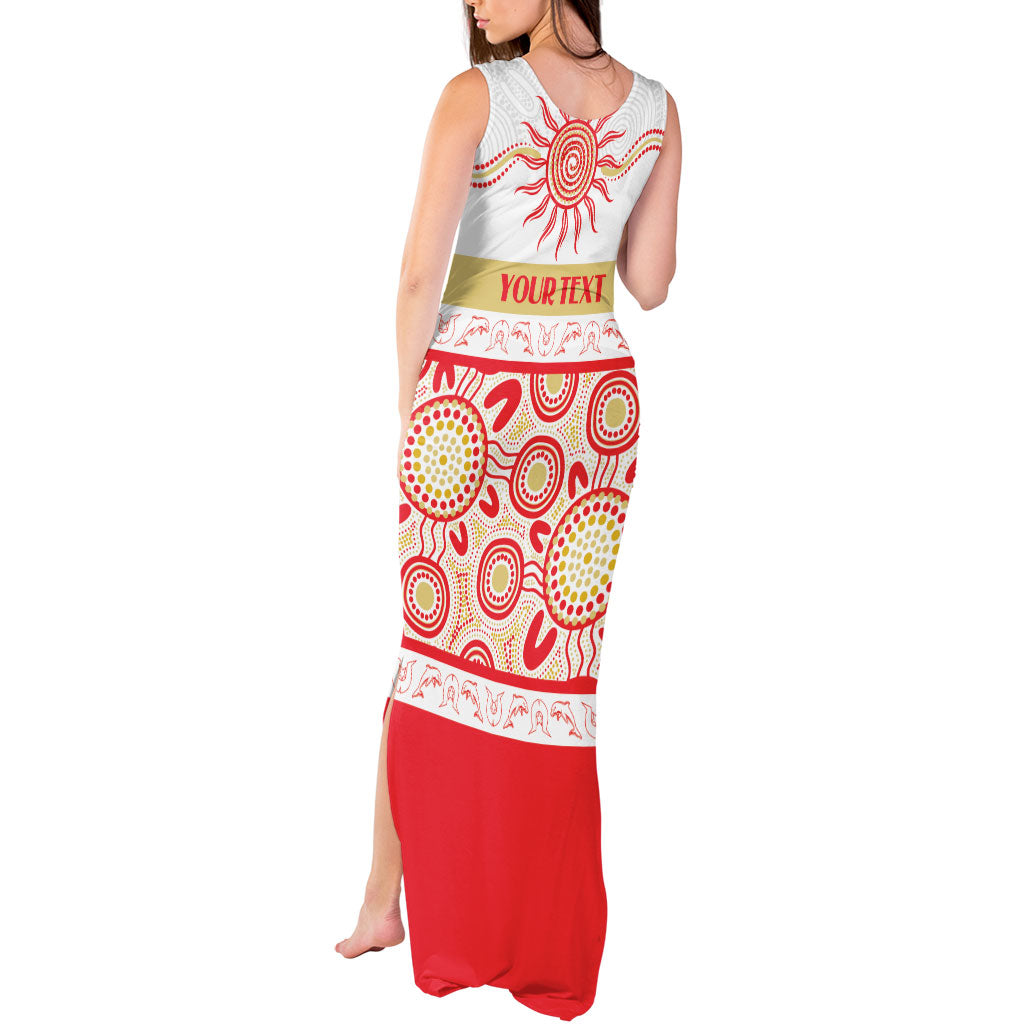 Dolphins NAIDOC Week Personalised Tank Maxi Dress Aboriginal Torres Strait Islanders Vibe