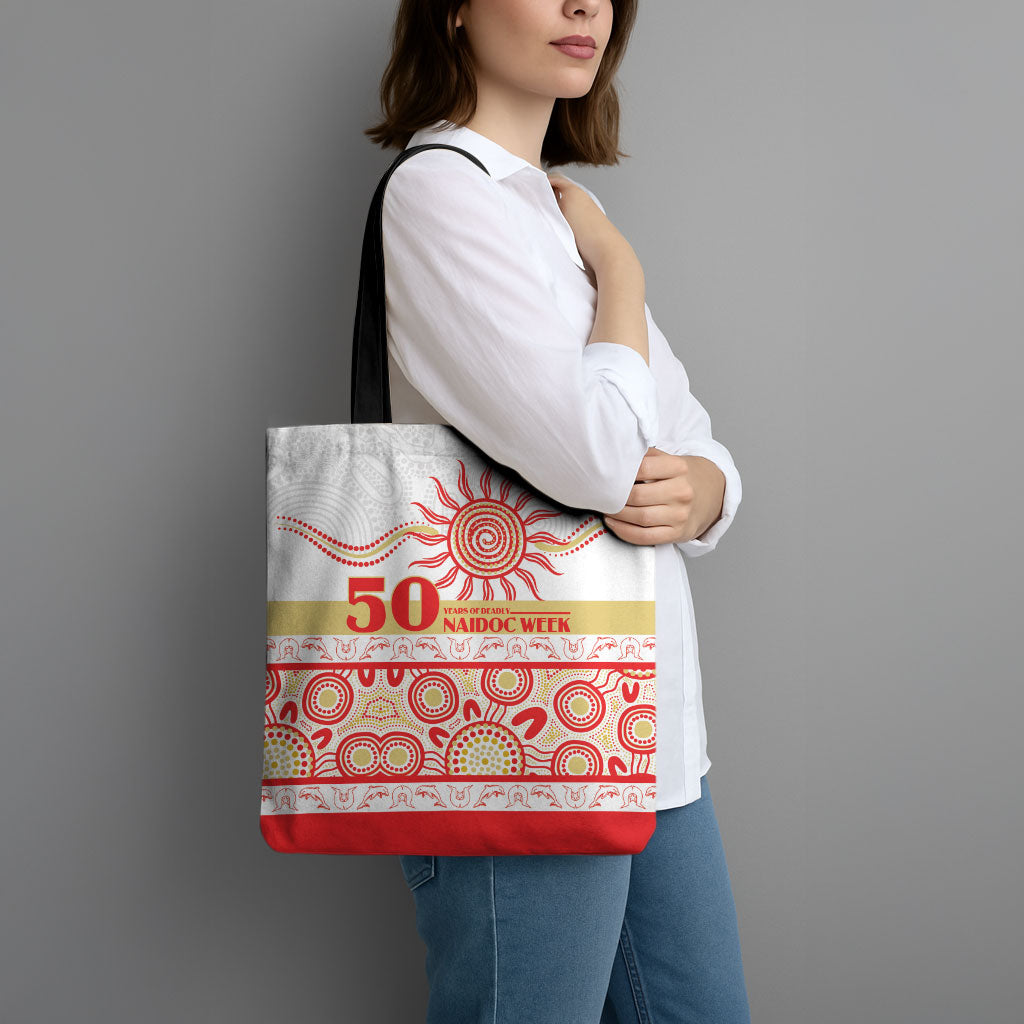Dolphins NAIDOC Week Tote Bag Aboriginal Torres Strait Islanders Vibe
