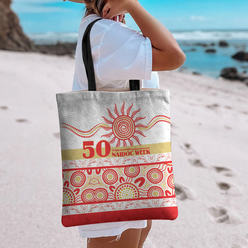 Dolphins NAIDOC Week Tote Bag Aboriginal Torres Strait Islanders Vibe