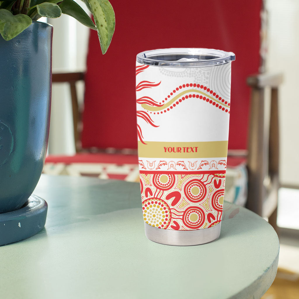 Dolphins NAIDOC Week Personalised Tumbler Cup Aboriginal Torres Strait Islanders Vibe