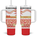 Dolphins NAIDOC Week Personalised Tumbler With Handle Aboriginal Torres Strait Islanders Vibe