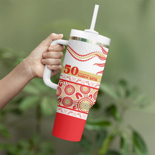 Dolphins NAIDOC Week Personalised Tumbler With Handle Aboriginal Torres Strait Islanders Vibe