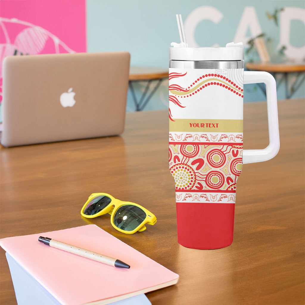 Dolphins NAIDOC Week Personalised Tumbler With Handle Aboriginal Torres Strait Islanders Vibe