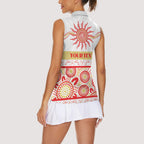 Dolphins NAIDOC Week Personalised Women Sleeveless Polo Shirt Aboriginal Torres Strait Islanders Vibe