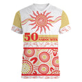 Dolphins NAIDOC Week Personalised Women V-Neck T-Shirt Aboriginal Torres Strait Islanders Vibe