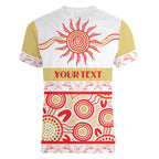 Dolphins NAIDOC Week Personalised Women V-Neck T-Shirt Aboriginal Torres Strait Islanders Vibe