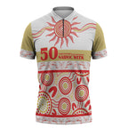 Dolphins NAIDOC Week Personalised Zipper Polo Shirt Aboriginal Torres Strait Islanders Vibe