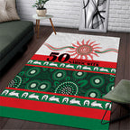 Rabbitohs NAIDOC Week Area Rug Aboriginal Torres Strait Islanders Vibe