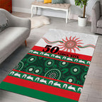 Rabbitohs NAIDOC Week Area Rug Aboriginal Torres Strait Islanders Vibe