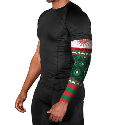 Rabbitohs NAIDOC Week Personalised Arm Sleeves Aboriginal Torres Strait Islanders Vibe