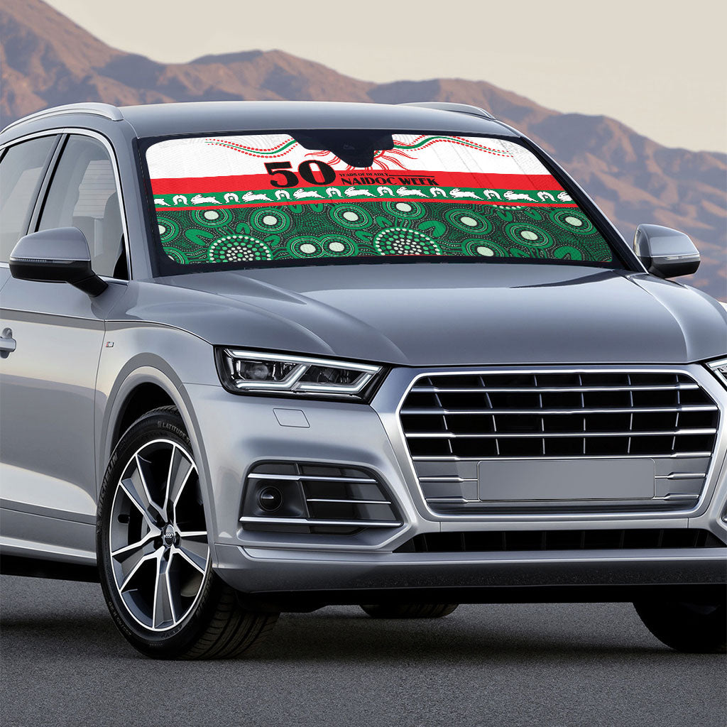 Rabbitohs NAIDOC Week Auto Sun Shade Aboriginal Torres Strait Islanders Vibe