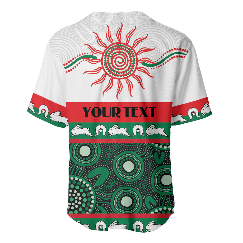 Rabbitohs NAIDOC Week Personalised Baseball Jersey Aboriginal Torres Strait Islanders Vibe