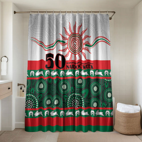 Rabbitohs NAIDOC Week Bathroom Set Aboriginal Torres Strait Islanders Vibe