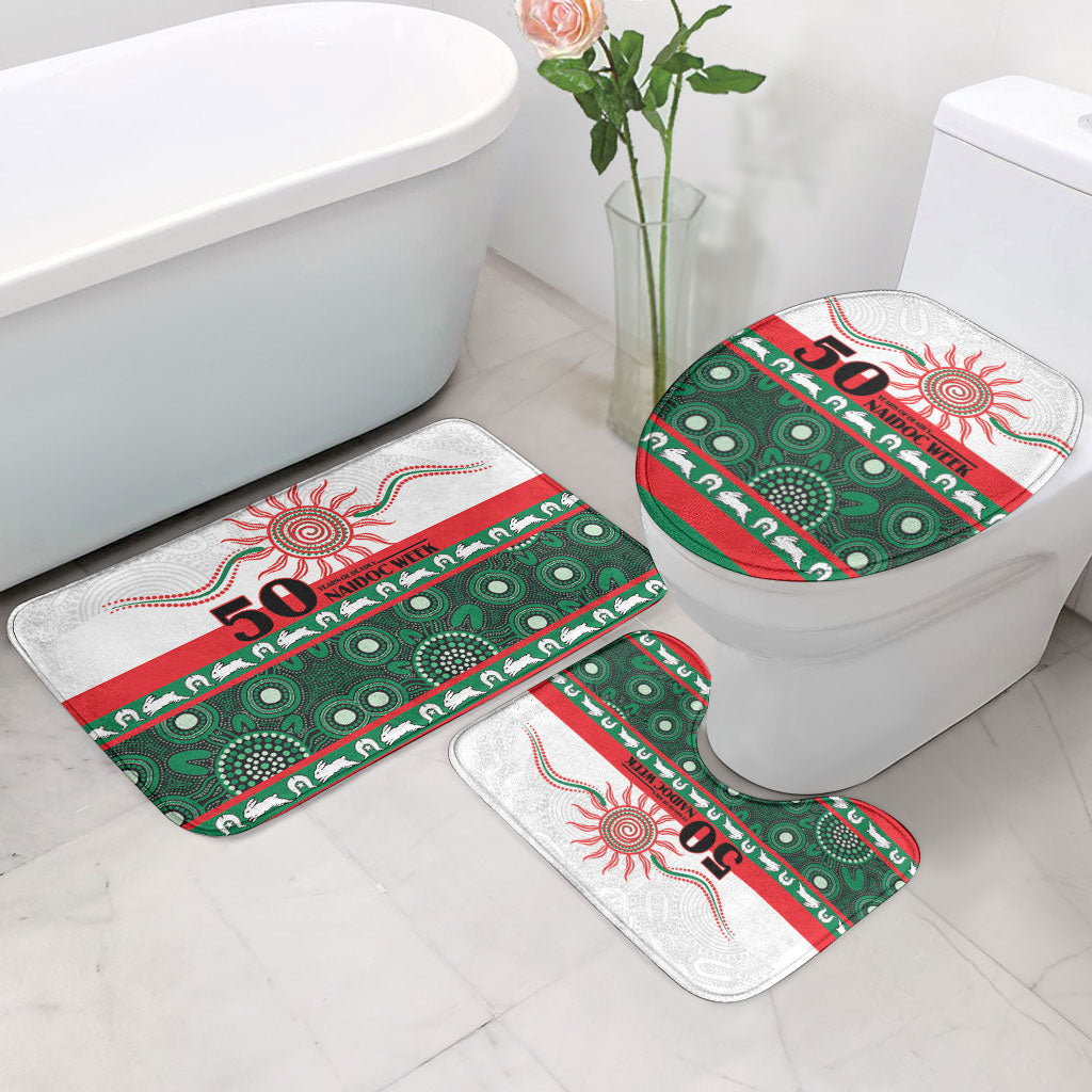 Rabbitohs NAIDOC Week Bathroom Set Aboriginal Torres Strait Islanders Vibe