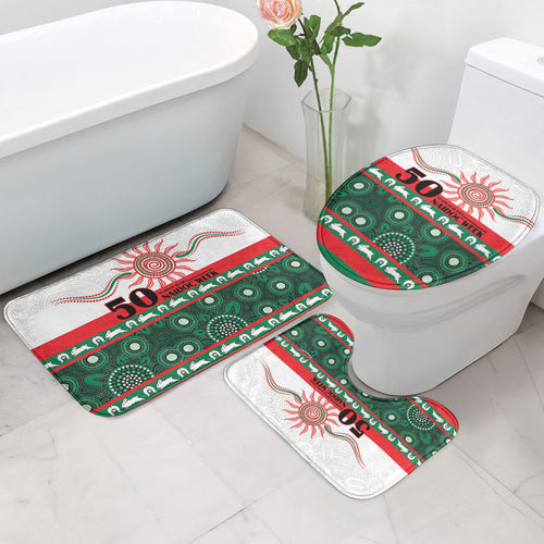 Rabbitohs NAIDOC Week Bathroom Set Aboriginal Torres Strait Islanders Vibe