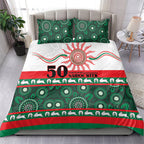 Rabbitohs NAIDOC Week Bedding Set Aboriginal Torres Strait Islanders Vibe