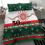 Rabbitohs NAIDOC Week Bedding Set Aboriginal Torres Strait Islanders Vibe