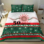 Rabbitohs NAIDOC Week Bedding Set Aboriginal Torres Strait Islanders Vibe