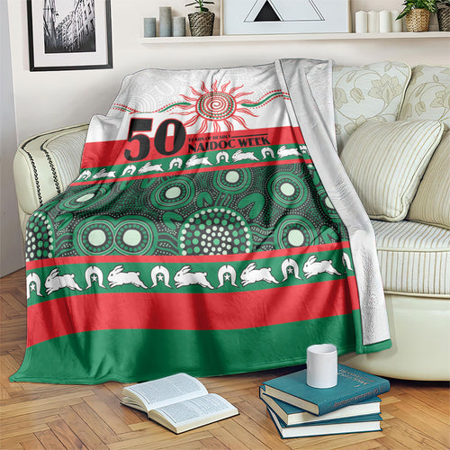 Rabbitohs NAIDOC Week Blanket Aboriginal Torres Strait Islanders Vibe