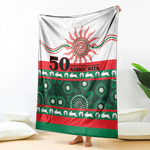 Rabbitohs NAIDOC Week Blanket Aboriginal Torres Strait Islanders Vibe