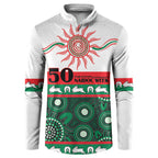 Rabbitohs NAIDOC Week Personalised Button Sweatshirt Aboriginal Torres Strait Islanders Vibe