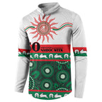Rabbitohs NAIDOC Week Personalised Button Sweatshirt Aboriginal Torres Strait Islanders Vibe