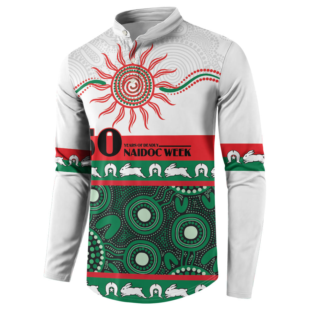 Rabbitohs NAIDOC Week Personalised Button Sweatshirt Aboriginal Torres Strait Islanders Vibe