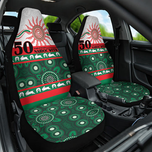 Rabbitohs NAIDOC Week Car Seat Cover Aboriginal Torres Strait Islanders Vibe