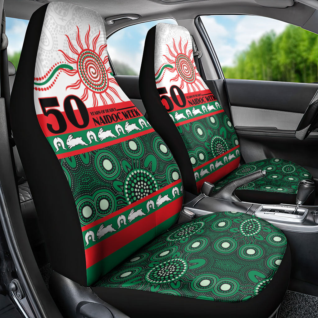 Rabbitohs NAIDOC Week Car Seat Cover Aboriginal Torres Strait Islanders Vibe