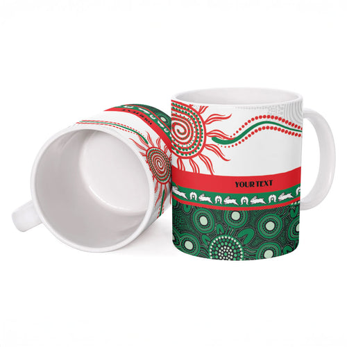 Rabbitohs NAIDOC Week Personalised Ceramic Mug Aboriginal Torres Strait Islanders Vibe