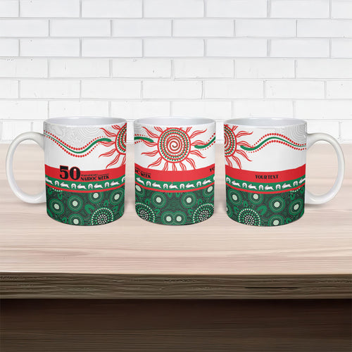 Rabbitohs NAIDOC Week Personalised Ceramic Mug Aboriginal Torres Strait Islanders Vibe