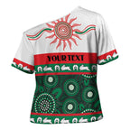 Rabbitohs NAIDOC Week Personalised Cross Shoulder Shirt Aboriginal Torres Strait Islanders Vibe