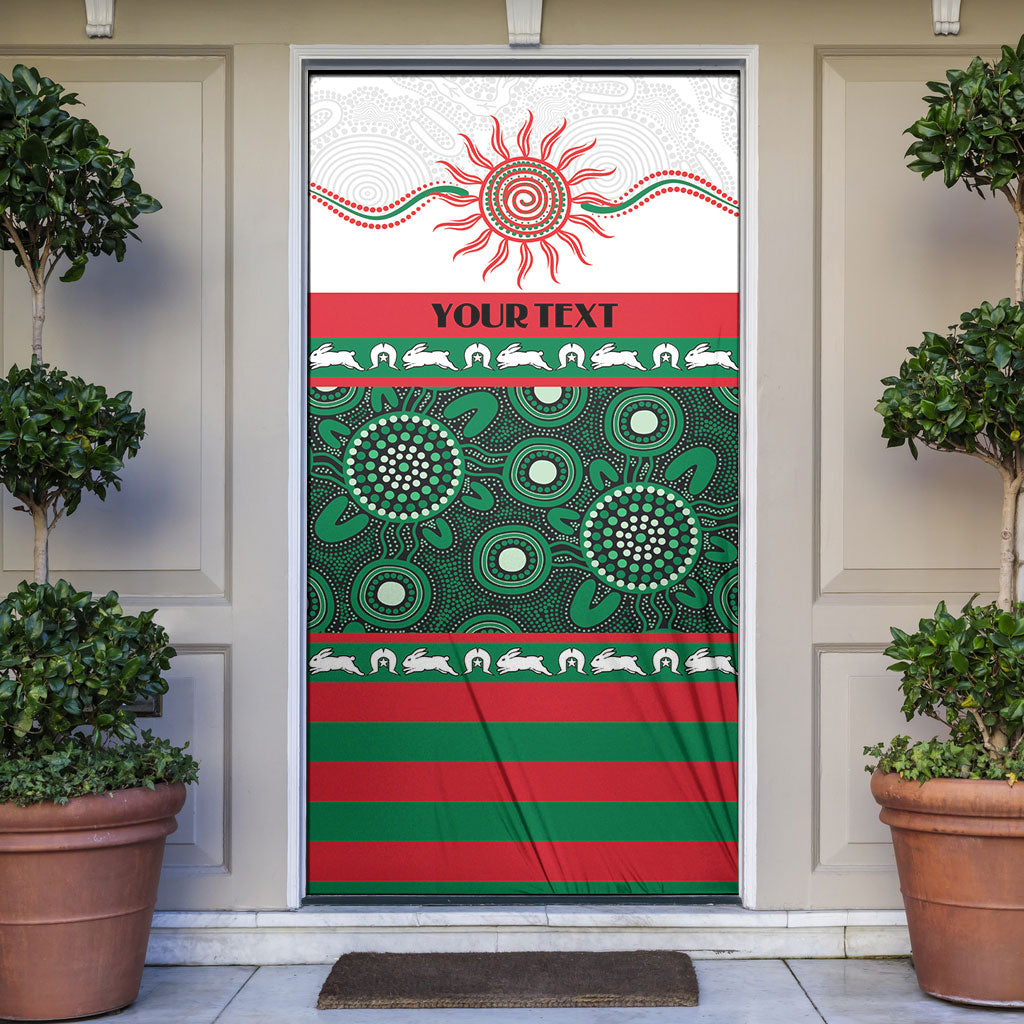 Rabbitohs NAIDOC Week Personalised Door Cover Aboriginal Torres Strait Islanders Vibe
