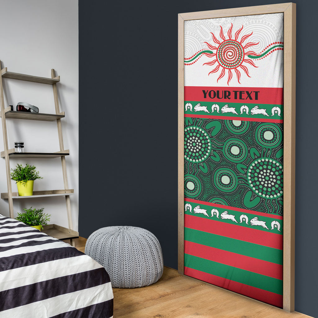 Rabbitohs NAIDOC Week Personalised Door Cover Aboriginal Torres Strait Islanders Vibe