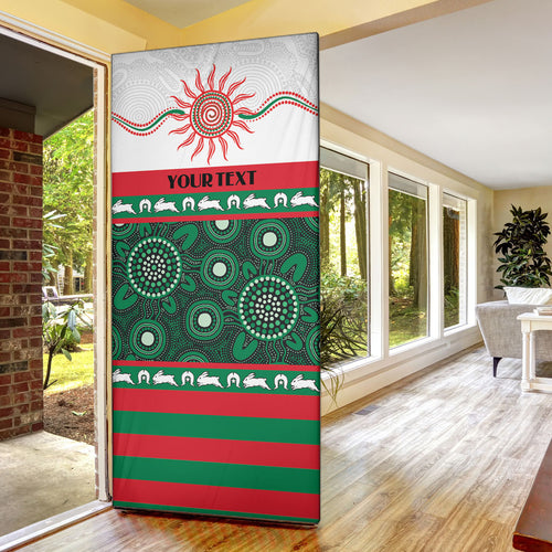 Rabbitohs NAIDOC Week Personalised Door Cover Aboriginal Torres Strait Islanders Vibe