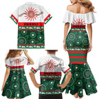 Rabbitohs NAIDOC Week Personalised Family Matching Mermaid Dress and Hawaiian Shirt Aboriginal Torres Strait Islanders Vibe