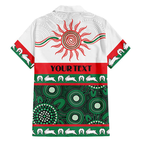 Rabbitohs NAIDOC Week Personalised Family Matching Mermaid Dress and Hawaiian Shirt Aboriginal Torres Strait Islanders Vibe