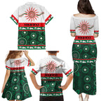 Rabbitohs NAIDOC Week Personalised Family Matching Puletasi and Hawaiian Shirt Aboriginal Torres Strait Islanders Vibe