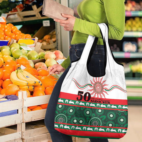 Rabbitohs NAIDOC Week Grocery Bag Aboriginal Torres Strait Islanders Vibe