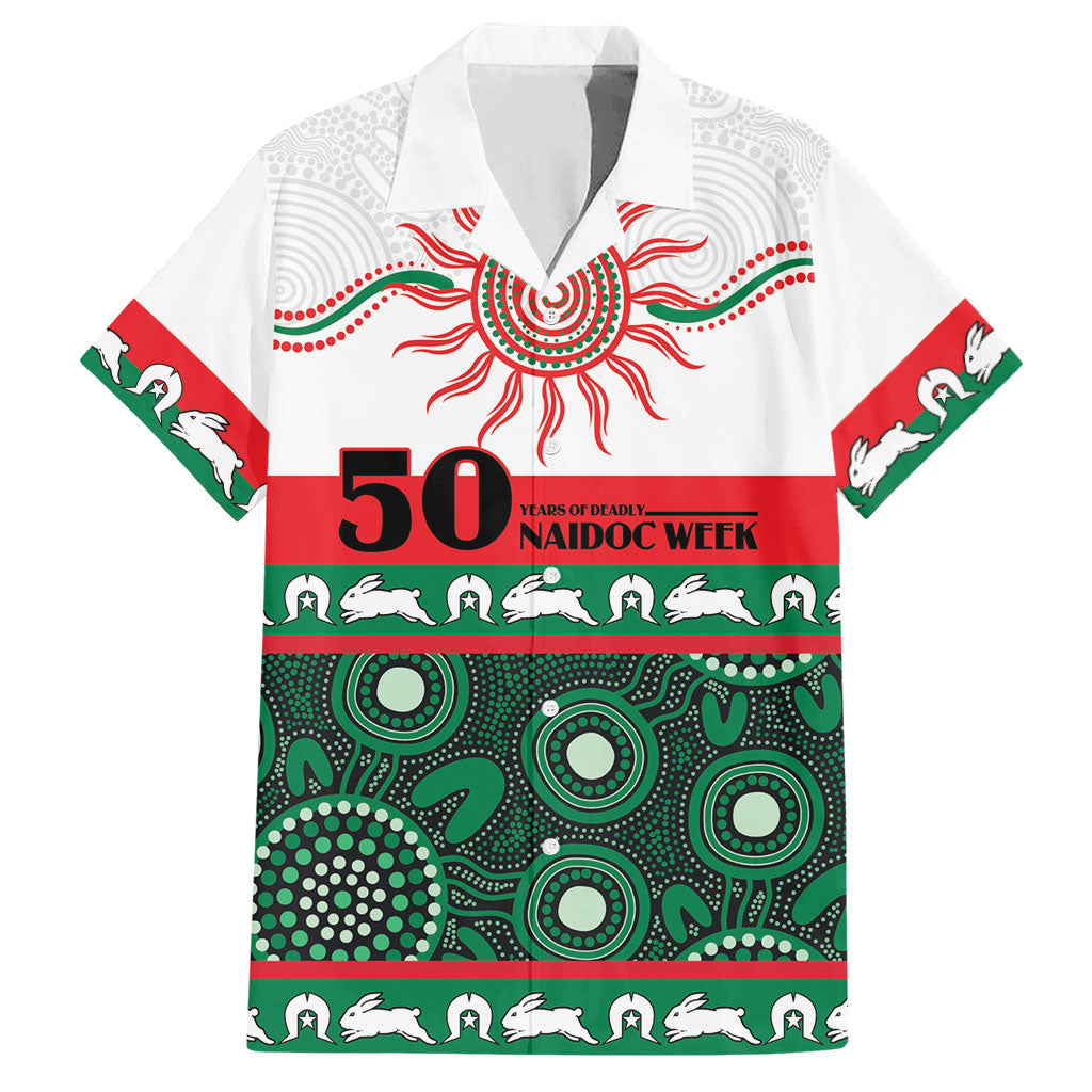 Rabbitohs NAIDOC Week Personalised Hawaiian Shirt Aboriginal Torres Strait Islanders Vibe